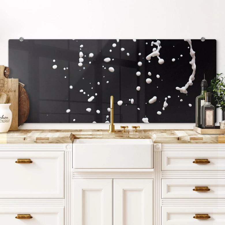 Spritzschutz Splashing Milk - Panorama 