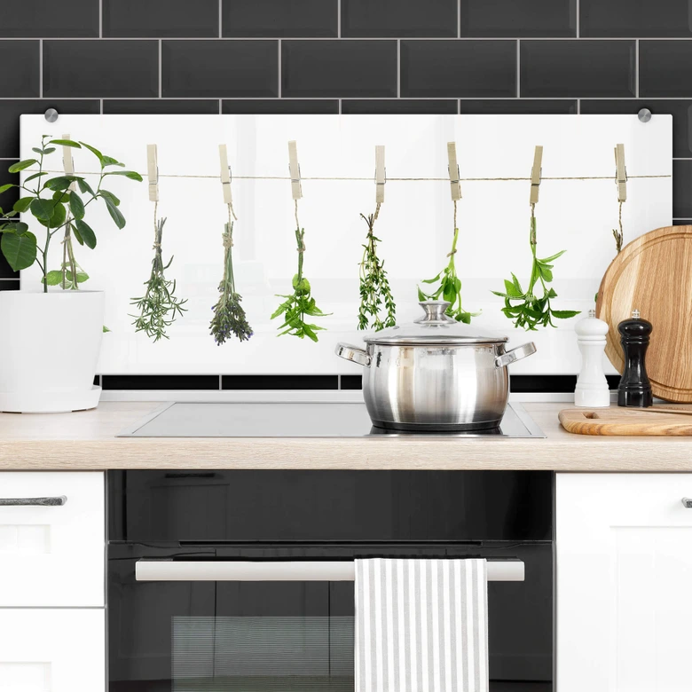 Spritzschutz Kräuter - Panorama 