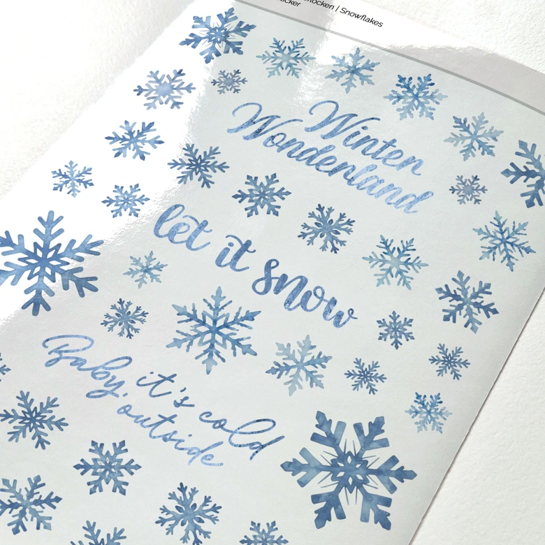 Sticker snowflakes 