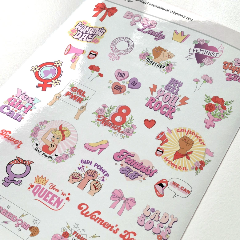 Sticker Weltfrauentag 