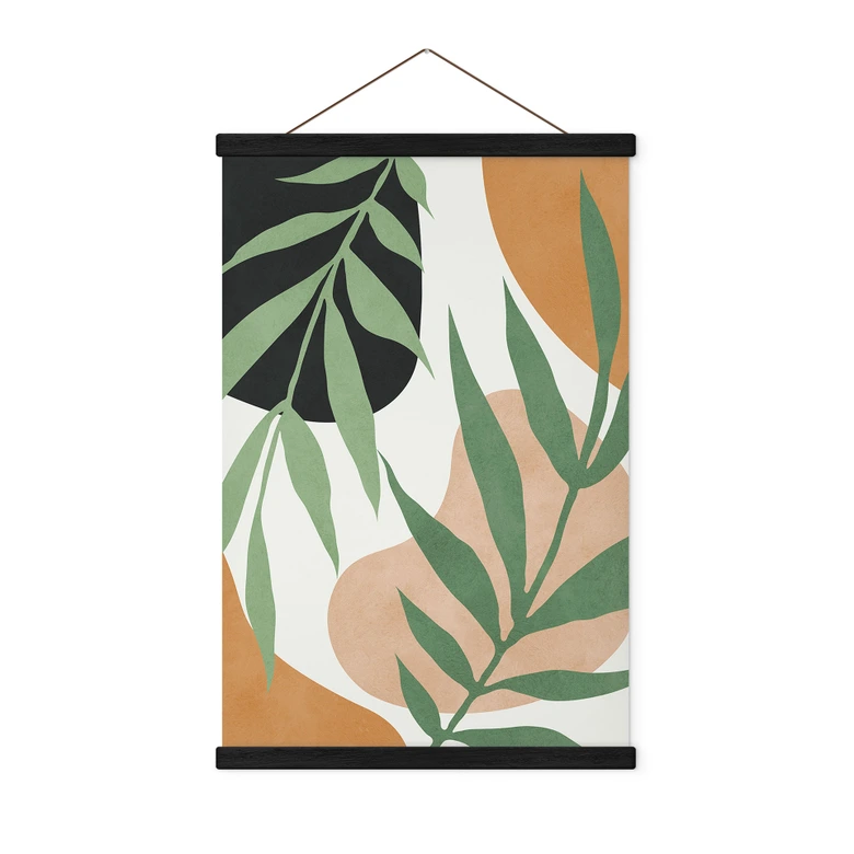 Obraz tkaniny Zielone gałęzie w dżungli - Costa 