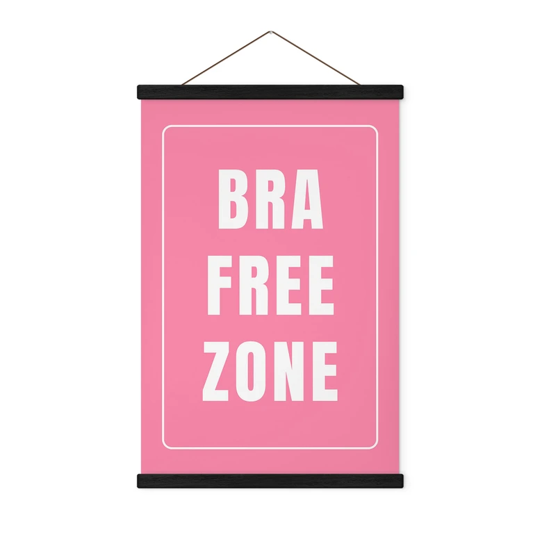 Obraz tkaniny Bra Free Zone - Fritsch 