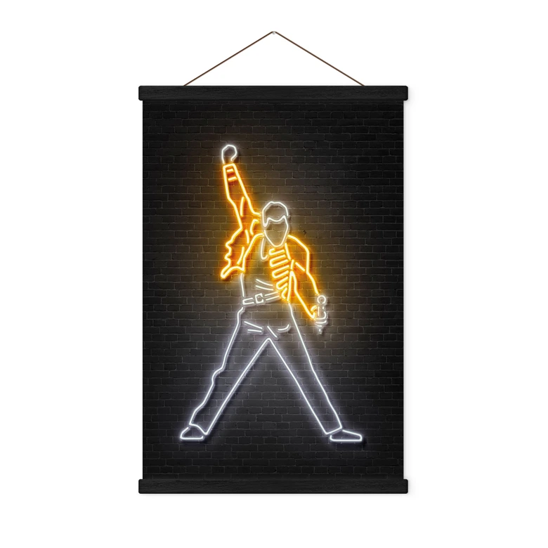 Stoffbild Freddie Mercury - Mielu 