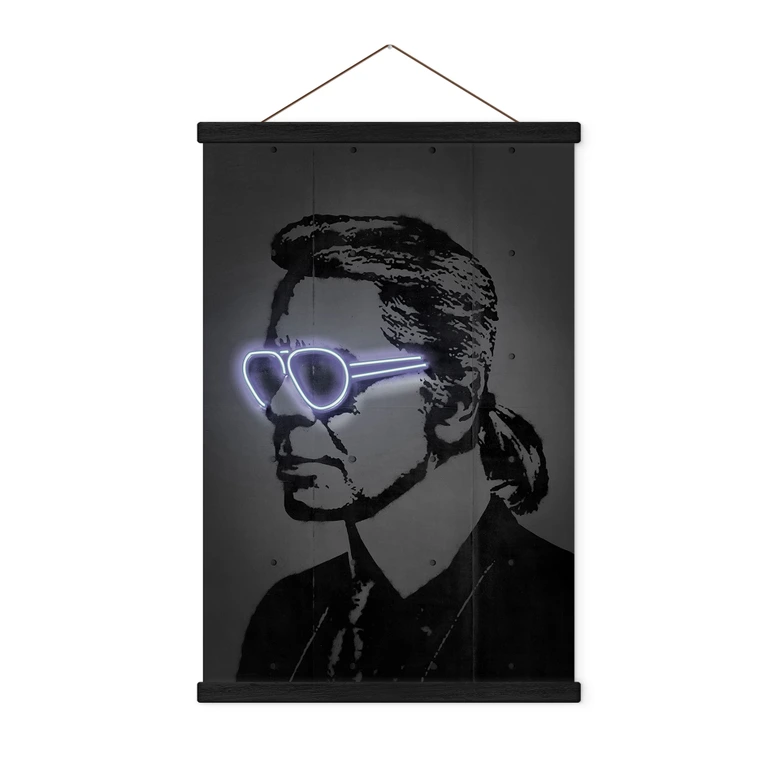 Affiche textile Karl Lagerfeld - Mielu 