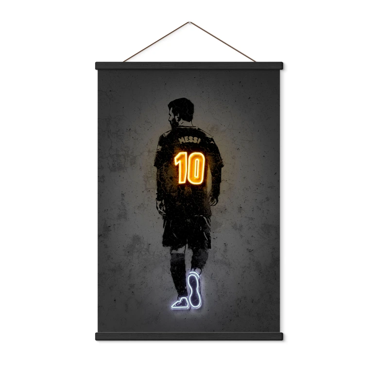 Affiche textile Messi - Mielu 