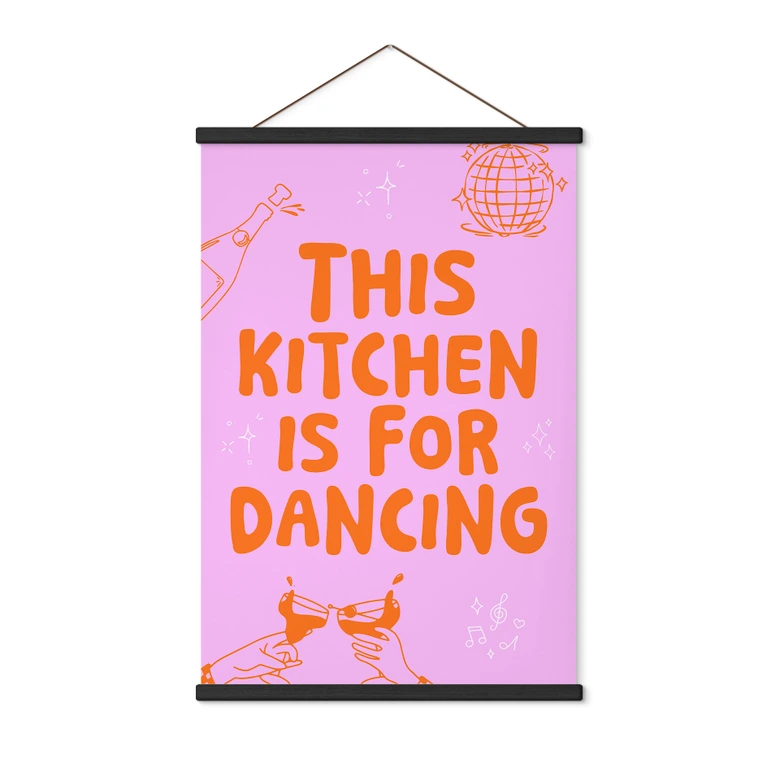 Obraz tkaniny Ta kuchnia jest do tańca - Ohkimiko 