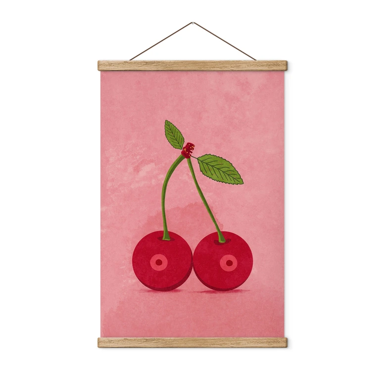 Stoffbild Sinnliche Kirschen - Oltmanns 