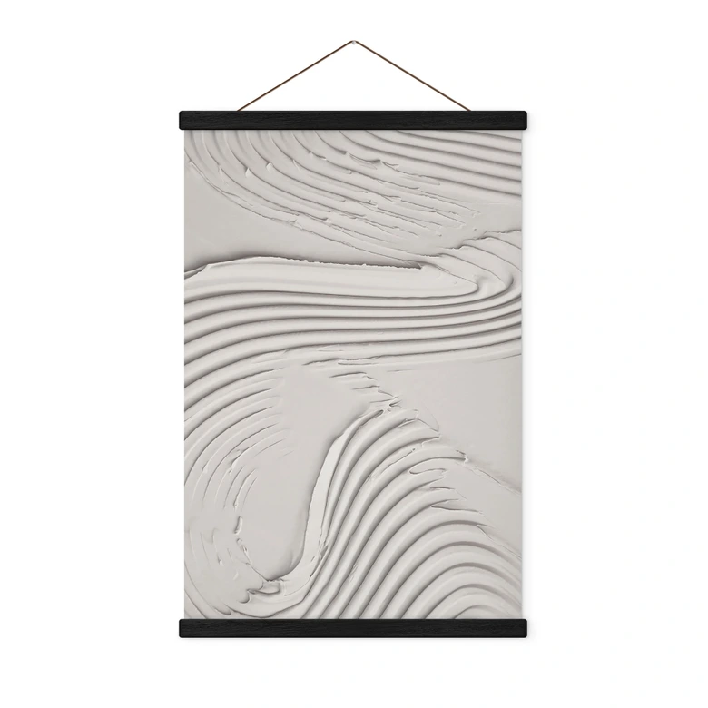 Stoffbild Sanfte Strukturen in Beige - Pictufy Studio 