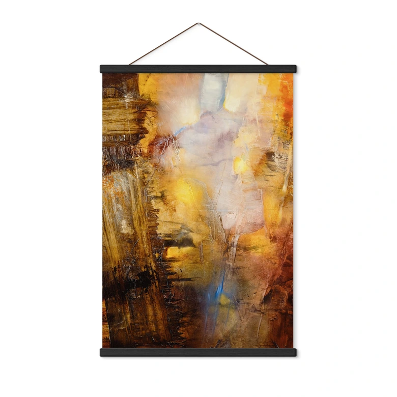 Affiche textile Lumière d'ambre et ombre - Schmucker 