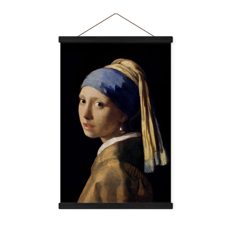 Stoffbild Vermeer - Das Mädchen mit dem Perlenohrgehänge 