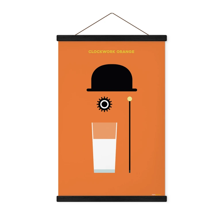 Stoffbild Inspiriert vom Film "Clockwork Orange" - Gomes 
