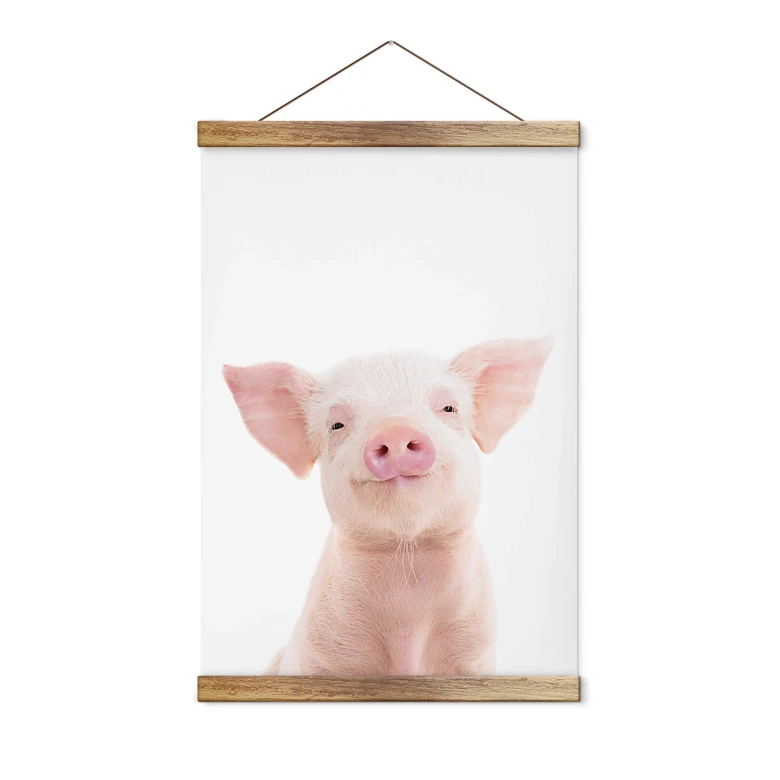 Textil poster Sisi & Seb - Piglet 