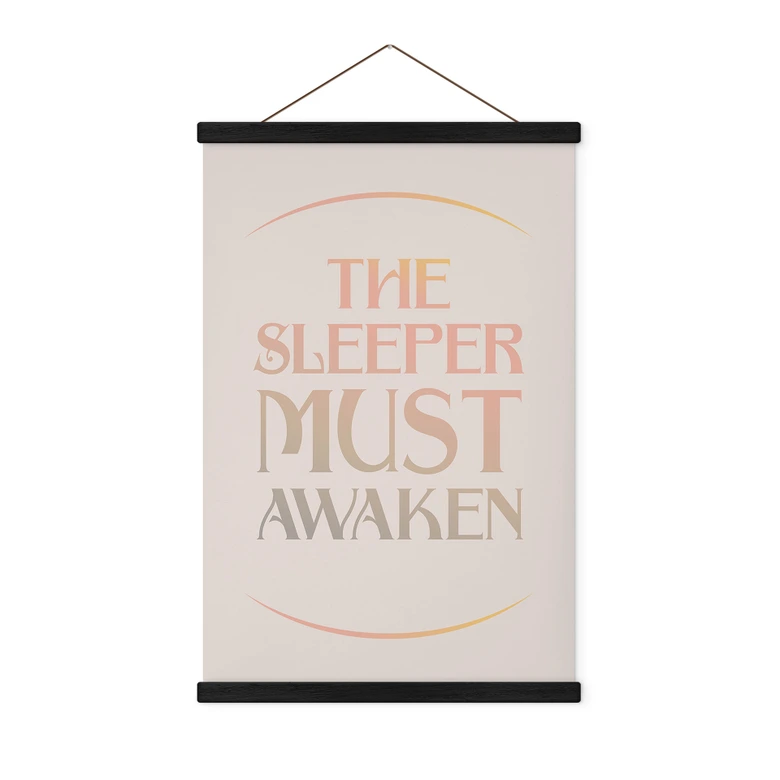 Stoffbild Filmzitat aus Dune - The Sleeper must awaken 
