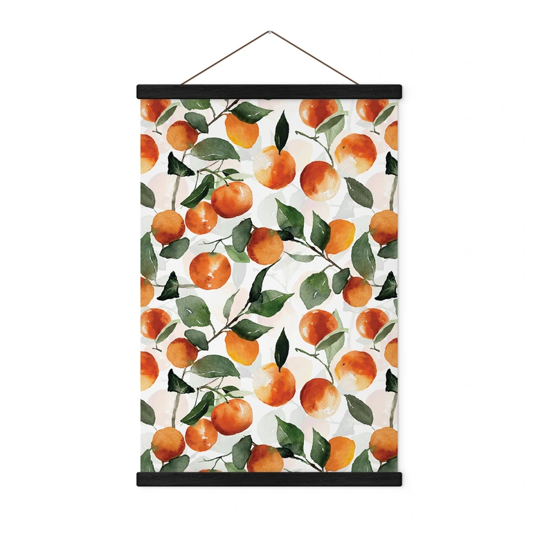 Stoffbild Fruchtige Mandarinen - UN Designs 