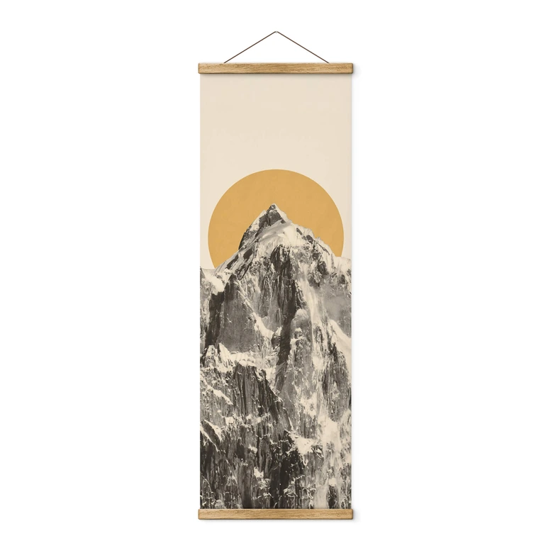 Textielposter Bodart - Sun and Mountain 