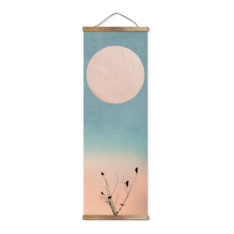 Tekstil plakat Kubistika - Varm morgen - Panorama 