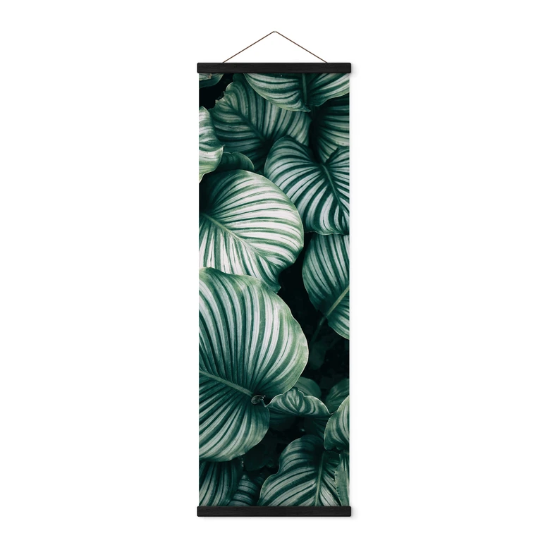Stoffbild Urban Jungle - Calathea Orbifolia 