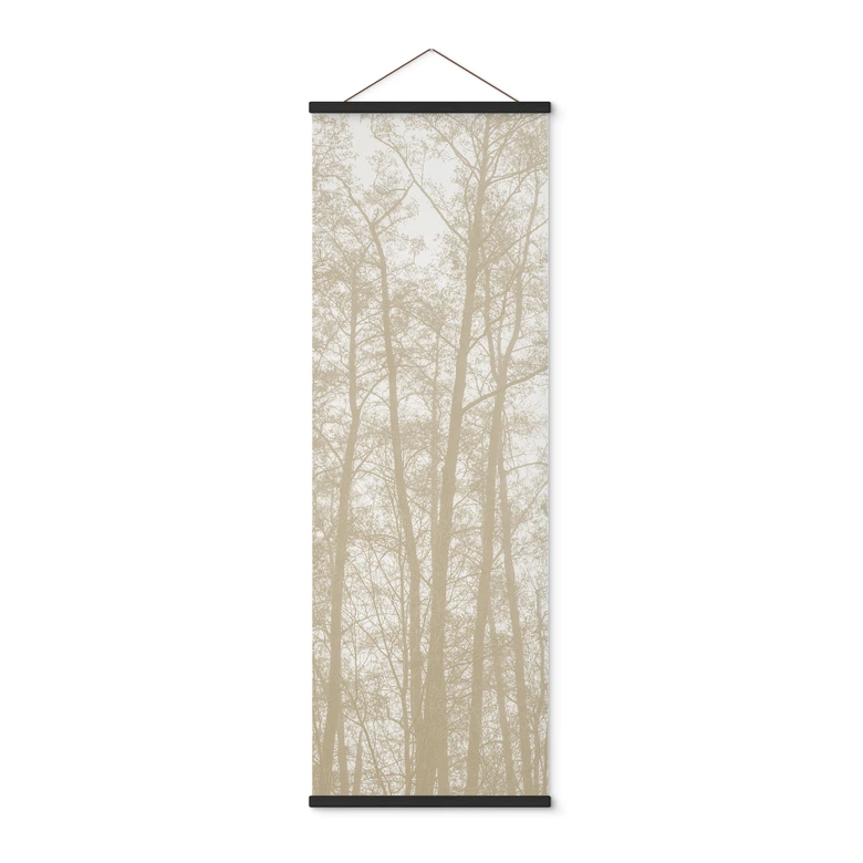 Tyst vinterskog Textil poster - Böhmer - Panorama 