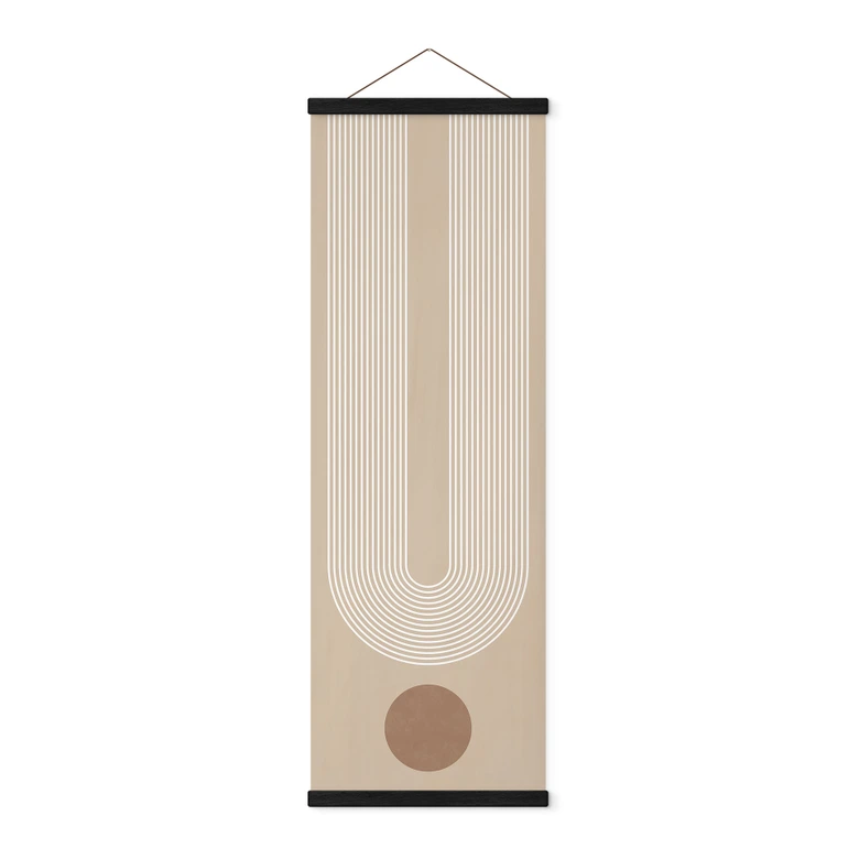 Stoffbild Abstrakte Geometrie in Balance - Ristova - Panorama 