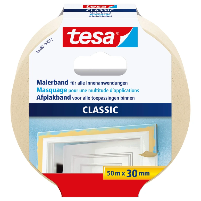 tesa® Ruban de peintre Classic 50m x 30mm 