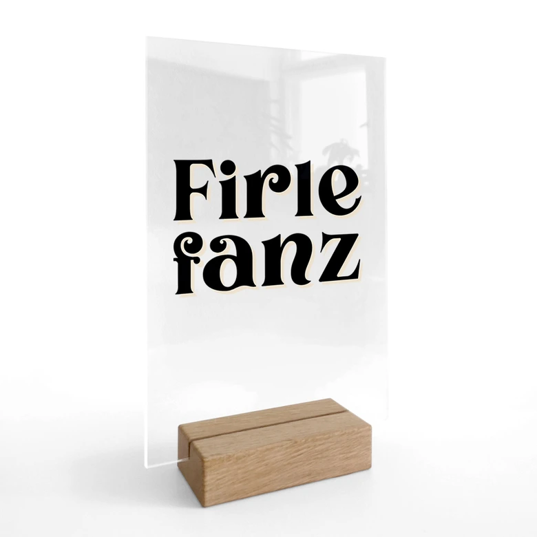 Tischaufsteller Firlefanz 