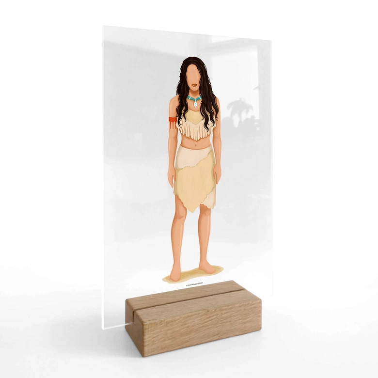 Tischaufsteller Tohmé - Pocahontas 