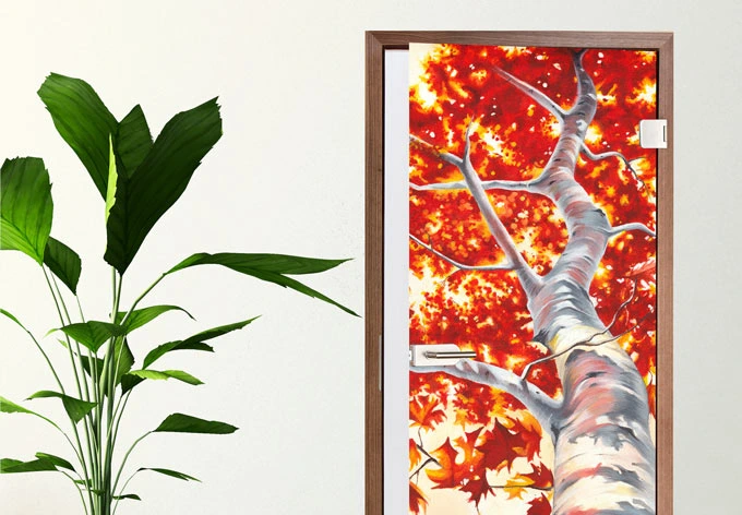 Müller dörrdesign - Lönnträd - Panorama 91x200 cm 