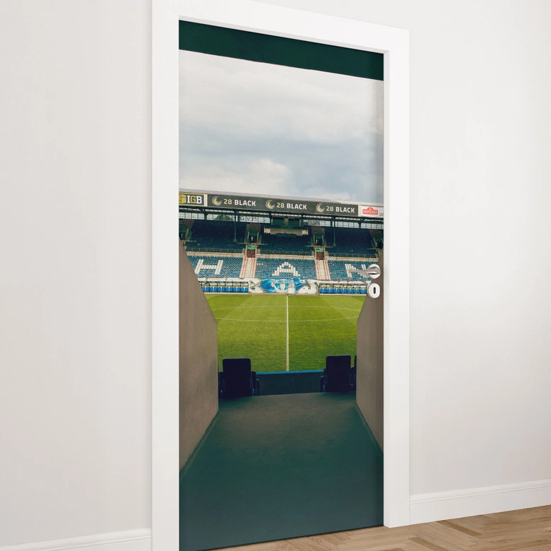 Türfolie FC Hansa Rostock Stadion Durchgang 