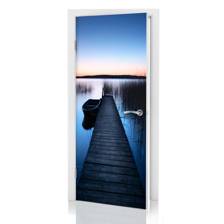 Door decor: Sunrise at the Pier 