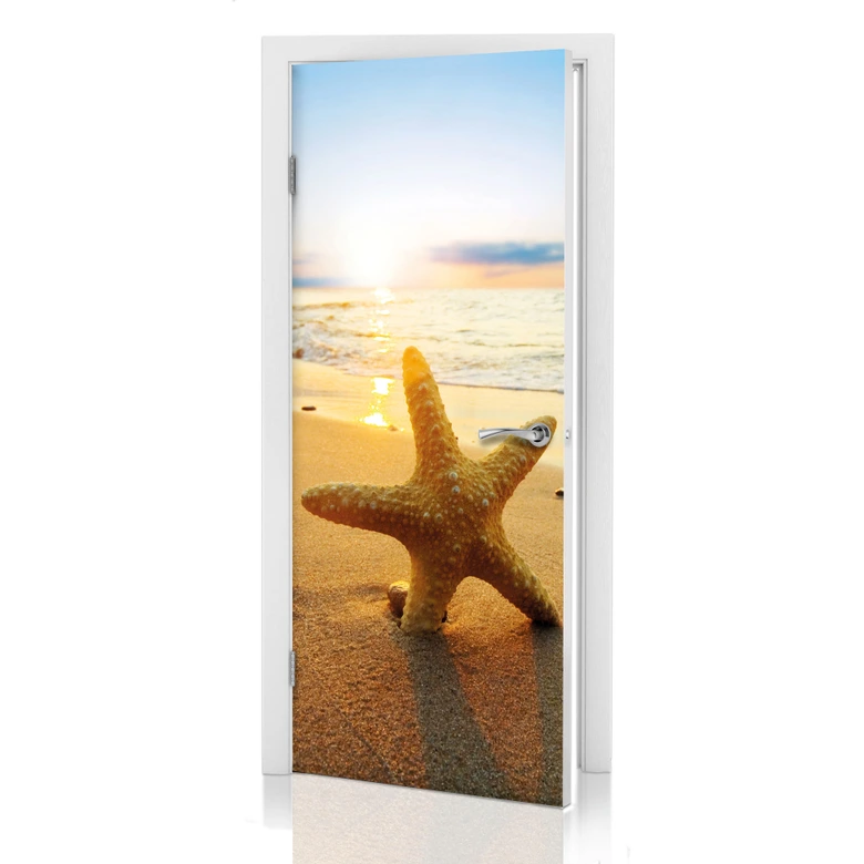 Door decor: Starfish on the Beach 