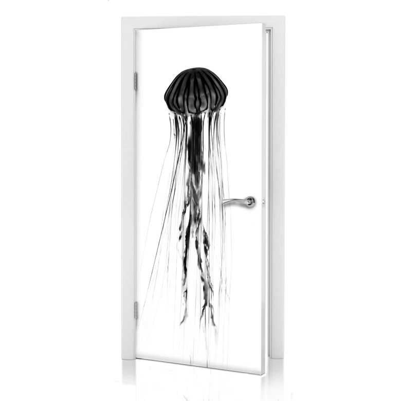 Door decor: Black Jellyfish 
