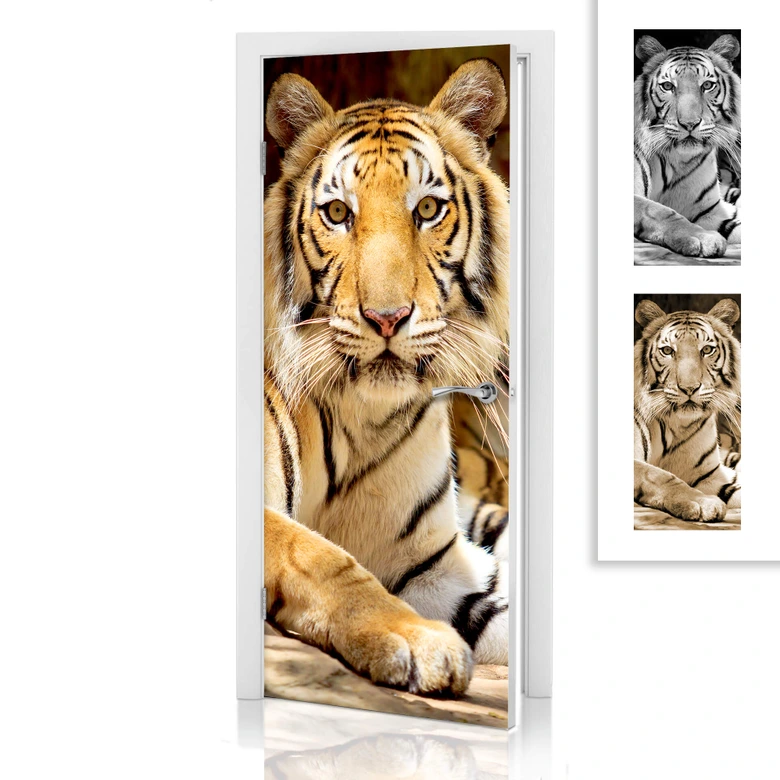 Door decor: Tigers 