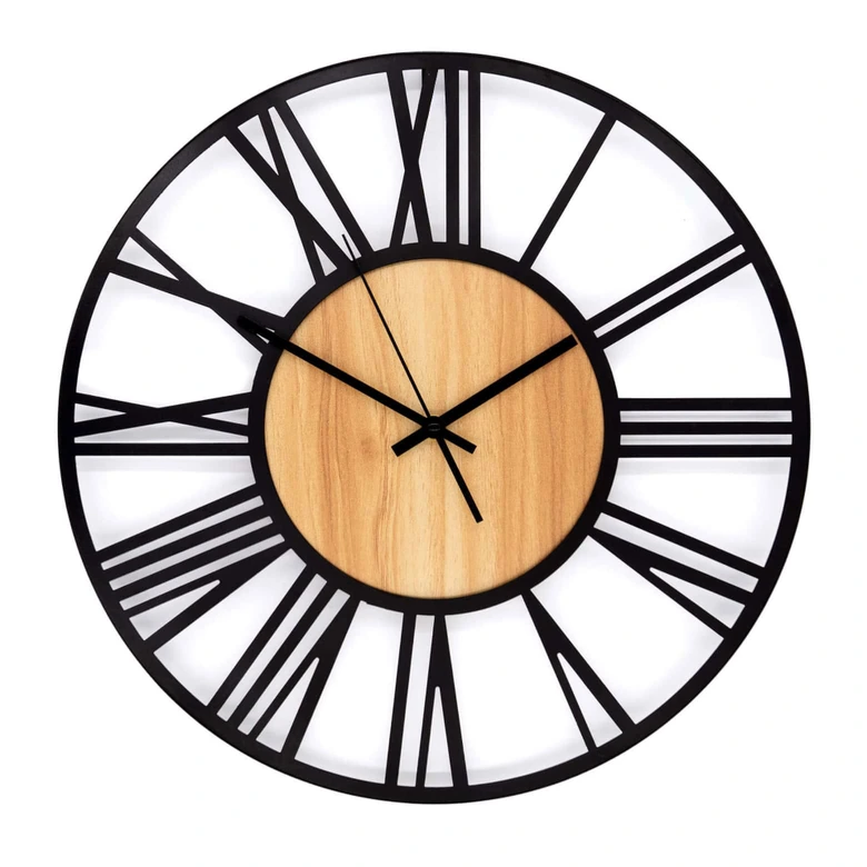 Horloge murale moderne avec chiffres romains Ø40 cm 