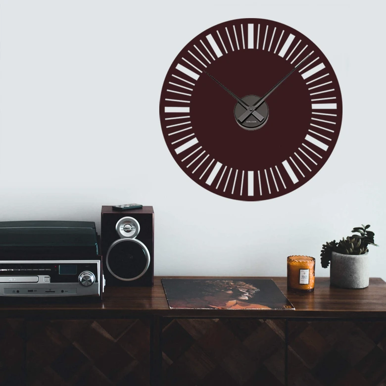 Muursticker Klok Retro 2 