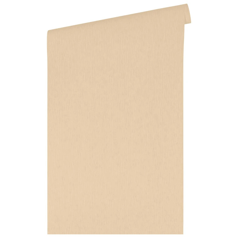 Versace Home Luxus Vliestapete Uni einfarbige Design Unitapete Beige 