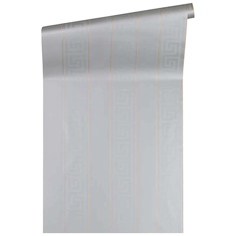 Versace Wallpaper - carta da parati Greek colore metallizzato 