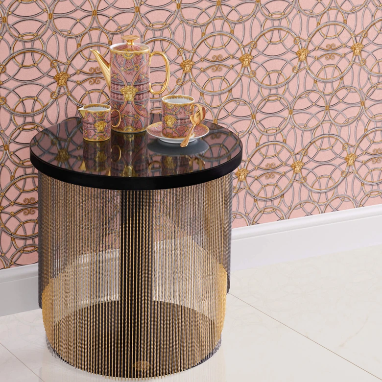 Versace Papier peint de designer -  argent, or 