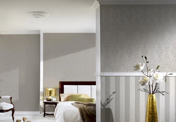 Architects Paper Textiltapete Tessuto Barocktapete mit Ornamenten beige, creme 