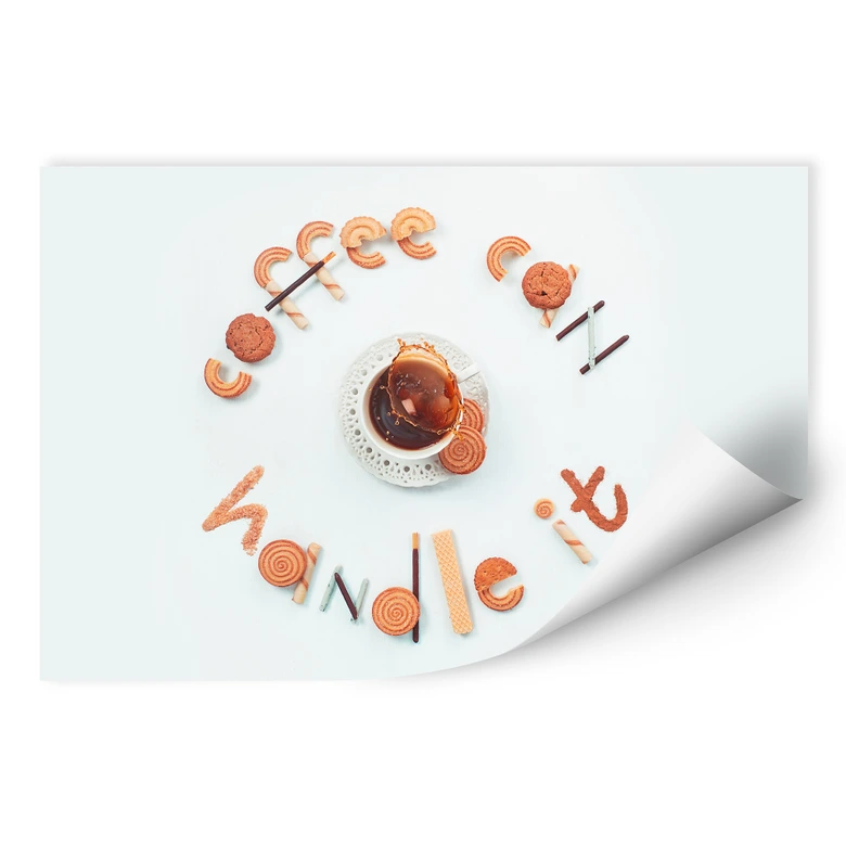 Wallprint Belenko - coffee can handle it 