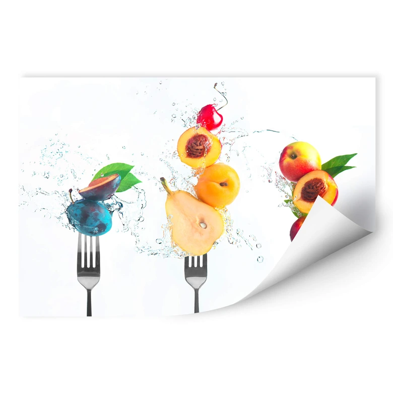 Wallprint Belenko - Splashing Fruits 
