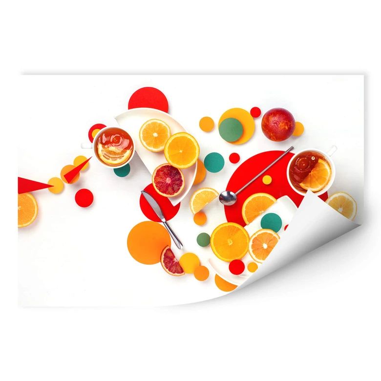 Wallprint Belenko -Suprematic Lemon Ice Tea 