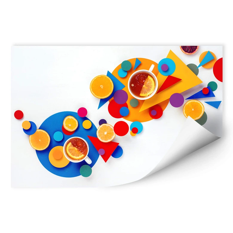 Wallprint Belenko - Suprematic Tea Party  