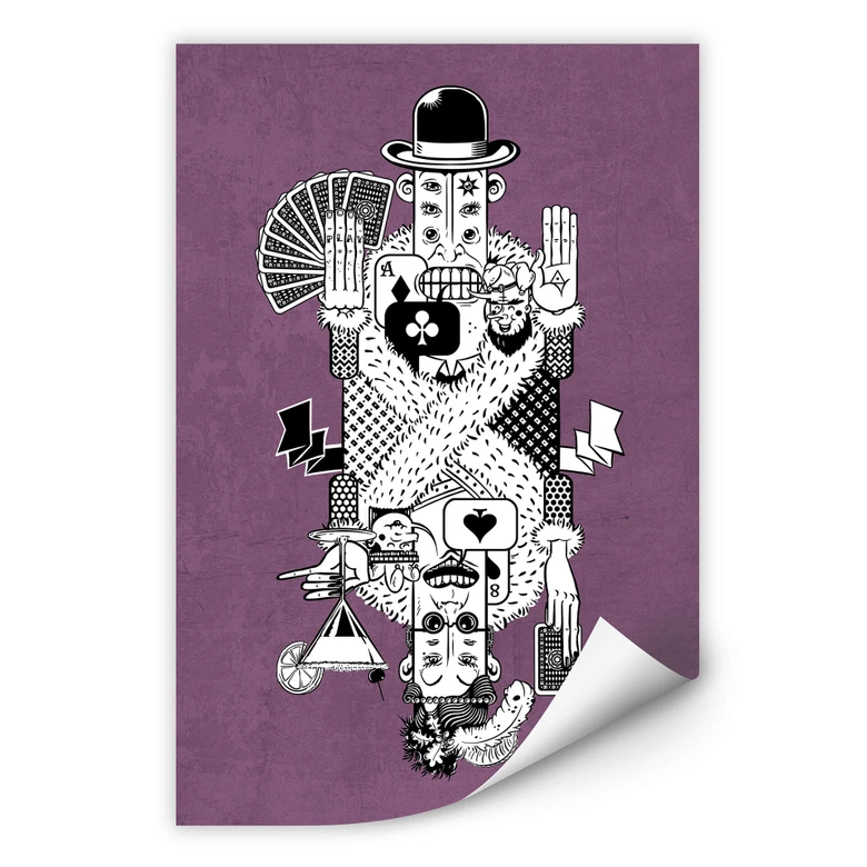 Wallprint Drawstore - Playing Cards 