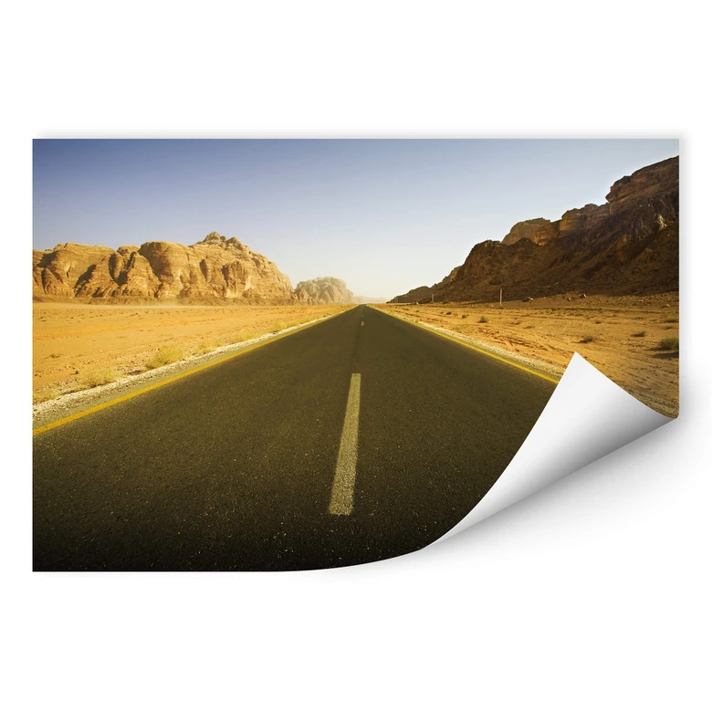 Zelfklevende Poster - Highway 