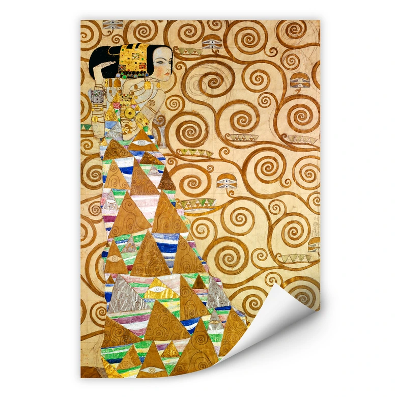 Wallprint - Klimt - Die Erwartung 