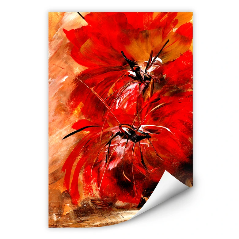 Wallprint - Niksic - Feuerblumen 