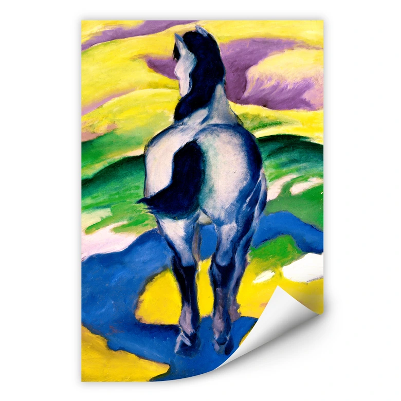 Wallprint - Marc - Blaues Pferd II 