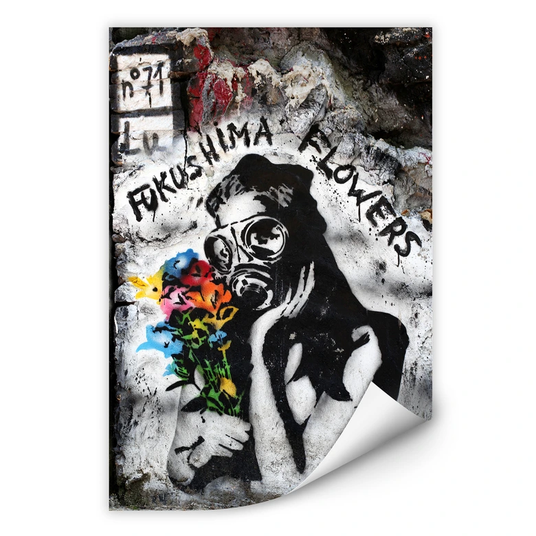 Wallprint Fukushima Flowers 