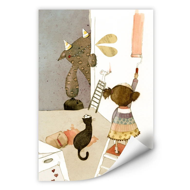 Wallprint Loske - Zuhause 