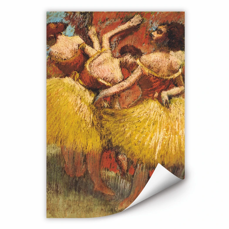 Wallprint Degas - Drei Tänzerinnen 